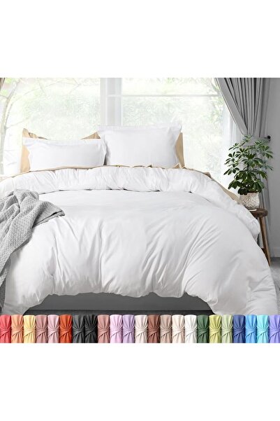 Utopia Bedding طقم غطاء لحاف مع أغطية وسائد - طقم غطاء لحاف من قطعتين بسحاب -...