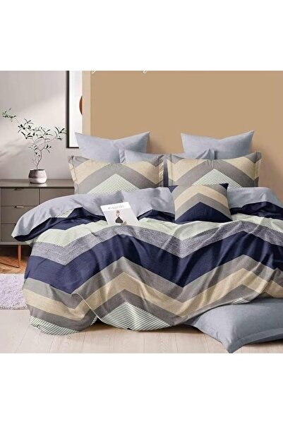 GOLDEN HOME طقم أغطية سرير مقاس كينج/مقاس فردي، غطاء لحاف، غطاء وسادة، 6 قطع،...