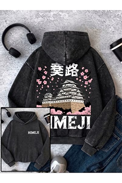 classy moda Φούτερ Oversize με Κουκούλα (Unisex) - Στυλ Δρόμου