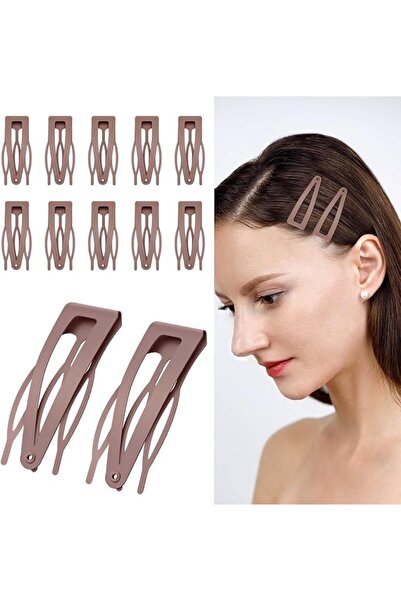 Sightor 10 Pcs Double Grip Hair Clips, Metal Snap Hair Clips Hair Barrettes