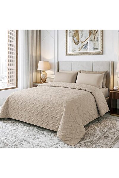 Master Home Textile MASTER Microfiber Plain Bedspread Set, Fits 120 x 200 cm ...
