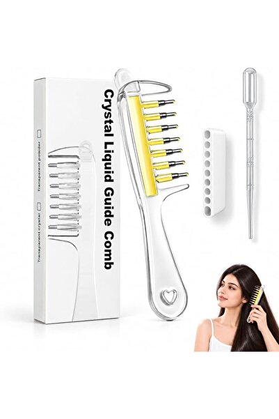 Generic Bonore Hair Oil Applicator Comb, Refillable Scalp Oil Comb with Rolle...