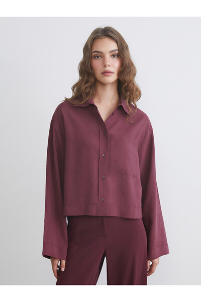 LC Waikiki Esvab • Modern & Distinctive Loose Fit Modal Blend Women's Shirt