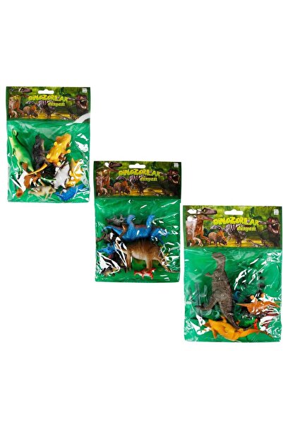 ASTRALTECH World of Dinosaurs Animal Play Set with Bag, Medium Size