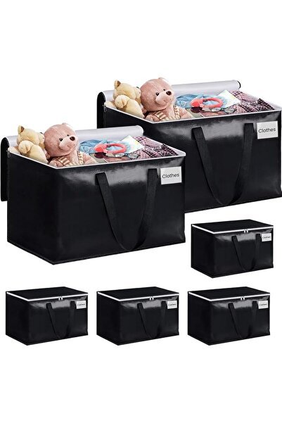 LUCKY 4-Pack Oversized Moving Bags or Storage Bag and Sturdy Handles, Storage...