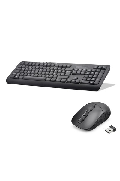 Skygo Kablosuz Klavye Mouse Seti 2.4 Ghz Siyah Hk6800
