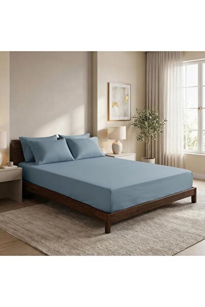 Master Home Textile MASTER Bedding Cotton Fitted Sheet Set, Fits 120 x 200 cm...