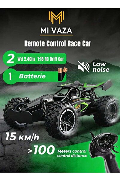 DEEFUP Remote Control Race Car - 1:18 RC Drift Car - High Speed Vehicle Toy -...
