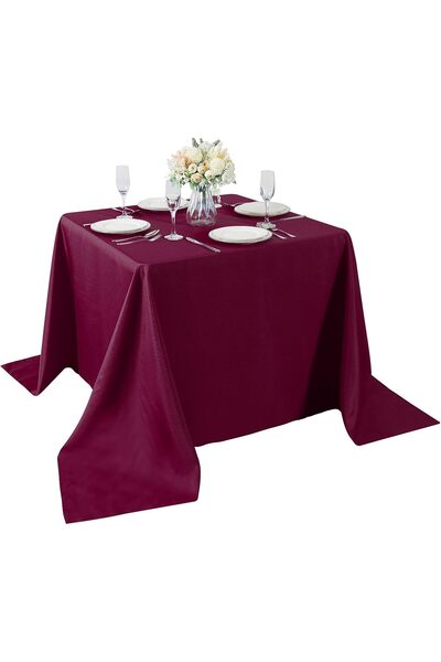 Generic Cupuamon Square Tablecloth 90x90 inch Washable Polyester Fabric Table...
