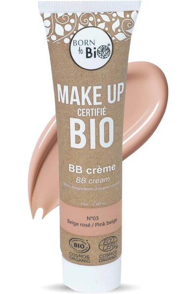Born to Bio BB Cream No. 2 Medium Beige – Certified Organic Light‑Medium Cove...