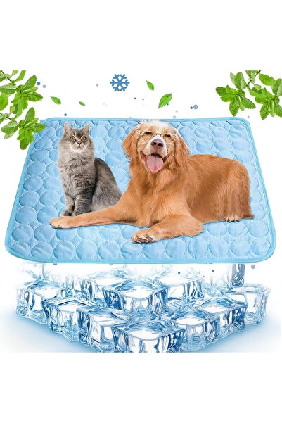 Generic Self-Cooling Dog Mat, Portable Washable Ice Silk Cooling Pad for Pets...