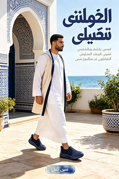 SaudEva Foot أحذية رياضية خفيفة الوزن للرجال - دعم مريح للمشي طوال اليوم