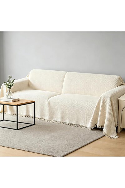 Generic Cotton Sofa Cover for Single Seater Couch Chair, 180x180cm Stretch So...
