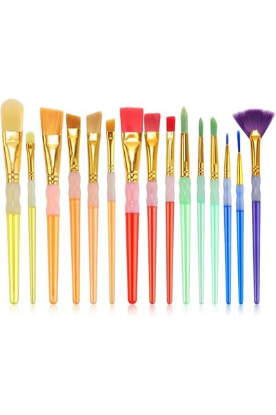 Generic 15Pcs Paint Brushes Value Pack
