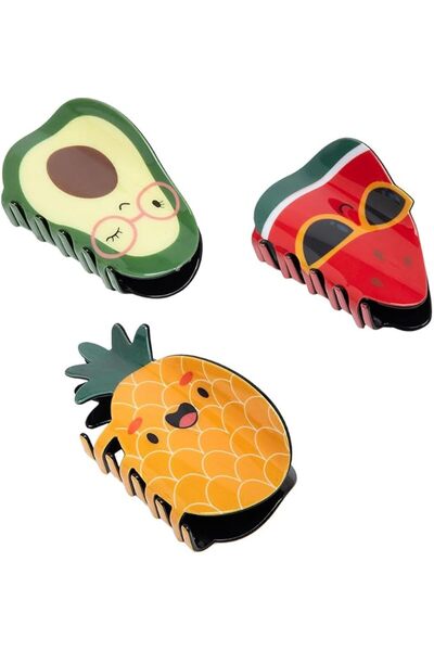 Radhu & Kabby Cute Character Claw Clips Set | Fun and Funky Hair Accessories ...