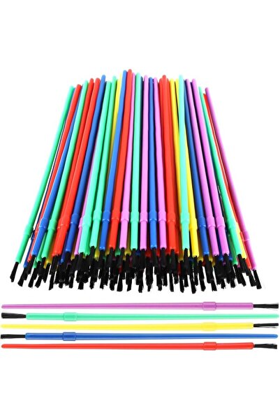 Generic مجموعة فرش رسم براساكو 100 قطعة، فرش بلاستيكية للأطفال للرسم بالألوان...