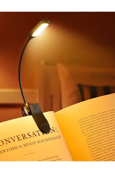 GENERAL Monotrempe Book Light for Reading in Bed, 3 Brightness Levels X 3 Col...