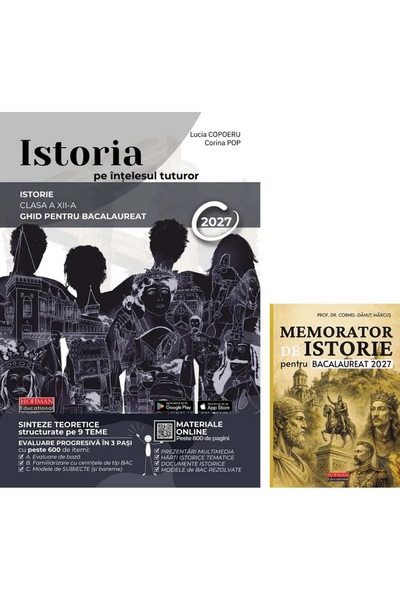 HOFFMAN Pachet: Istoria pe intelesul tuturor + Memorator de istorie pentru Ba...