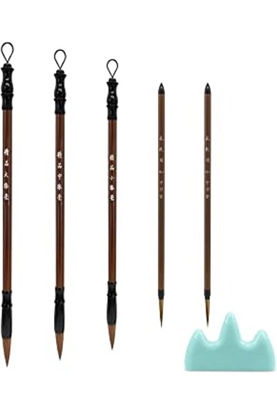 Generic Knana 5Pcs Chinese Calligraphy Brush Set Sumi Brushes Writing, Drawing