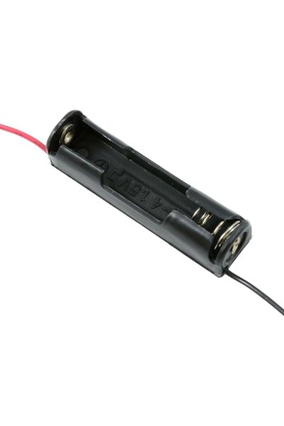 Switch Electronics صندوق حامل بطارية مفتوح من نوع AAA × 1 مع أسلاك بطول 150 مم