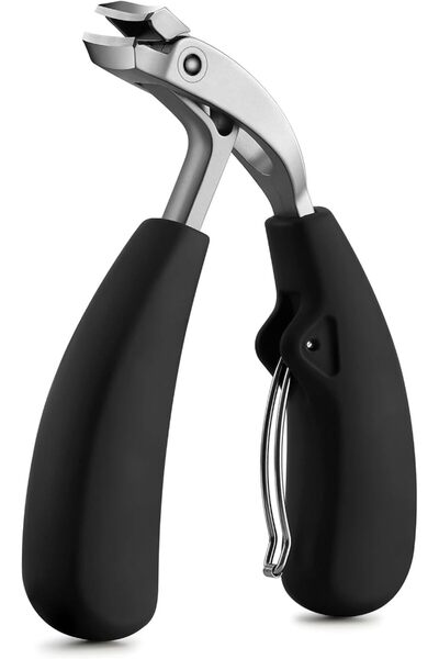 KASTWAVE Angled Head Handled Toenail Clipper, Professional Ingrown Toe Nail C...