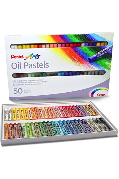 Generic Pentel PHN4-50 Oil Pastels - Pack of 50
