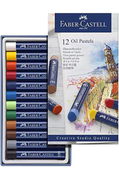 Generic Faber-Castell Creative Studio Oil Pastel Crayons – 12 Vibrant Colors