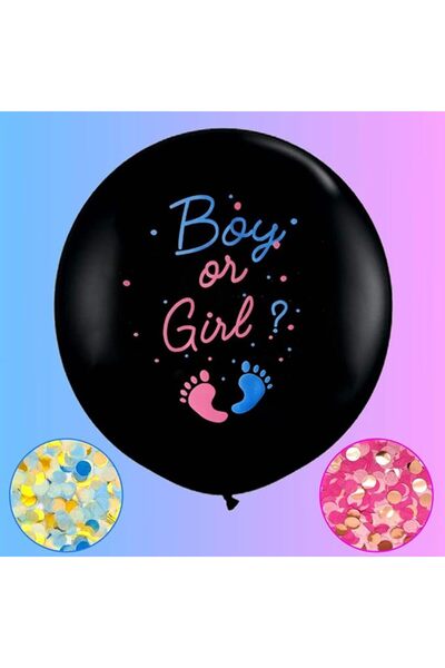 X SPRING Xspring Gender Reveal Balloons, 36 Inch Baby Gender Reveal Balloon w...