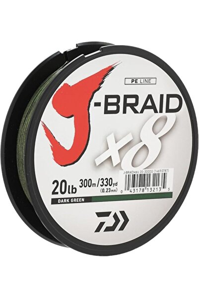 daiwa خيط جيه-بريد 300 متر مجدول دائري من 8 خيوط