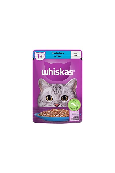Whiskas Yaş Mama Poşet 85g Ton Balıklı Kedi Maması 8'li Avantaj Paketi - 8 Adet