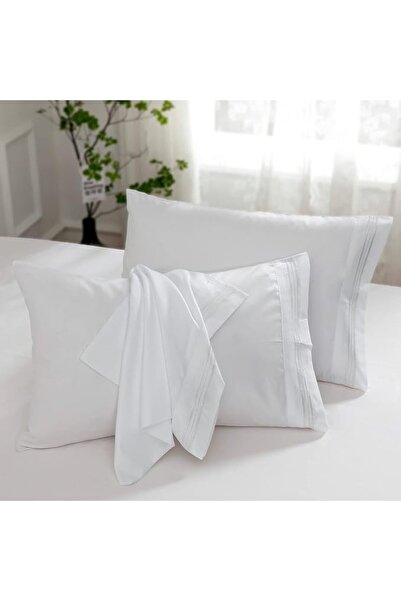 Aormenzy Microfiber Pillow Cases - Standard Size Set of 2-1800 Thread Count U...