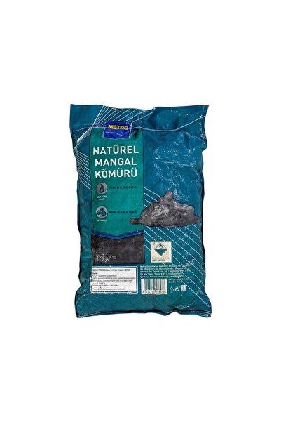 Metro Professional Natürel Kömür 3 Kg - Yüksek Kalorili, İri Taneli 2'li Ekonomik Paket - 2 Adet