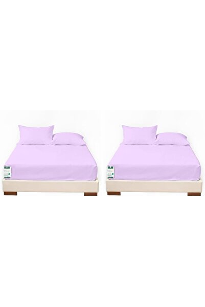 COTTON HOME CH-845 Super Soft Fitted Sheet And Pillow Case Set 3-Pieces, Supe...