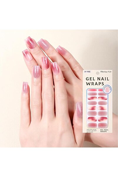 BlinkingNails لاصقات أظافر بدون جل UV، شرائط طلاء أظافر ذاتية اللصق للنساء، ط...