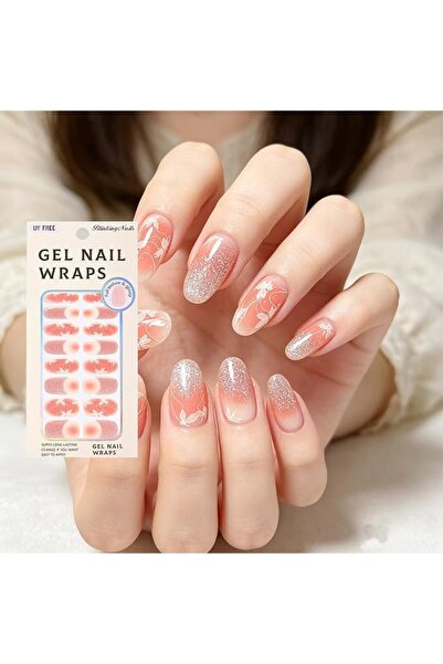 BlinkingNails لاصقات أظافر بدون جل UV، شرائط طلاء أظافر ذاتية اللصق للنساء، ط...
