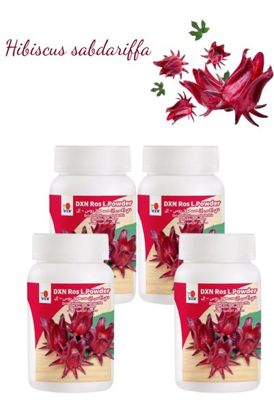 DXN 4 قطع مسحوق روز إل 30 جرام