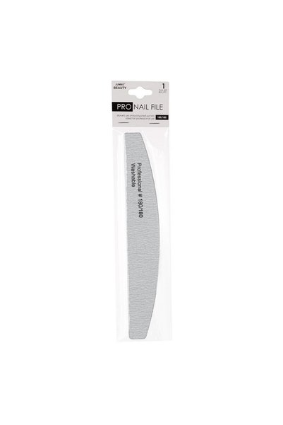 DD SHOP Pila pentru Unghii Zebra Argintie 180/180 - Pile Profesional, Cosmetice Produse Ingrijire