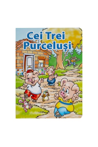 DD SHOP Carte Cartonata ”Cei trei purcelusi” B5 - 6F - Povesti Cartonate Copi...