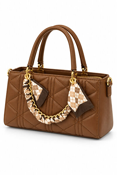 KRISTE BELL Kristebell Imported Soft Suede Brown Women's Shoulder Bag Kb0001