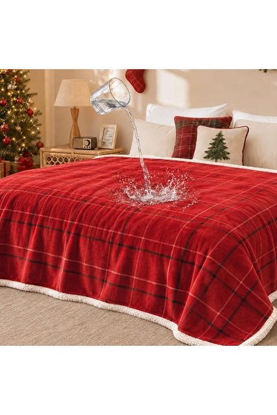 luciphia Waterproof Pet Blanket, Liquid Pee Proof Dog Blanket for Sofa Bed Co...