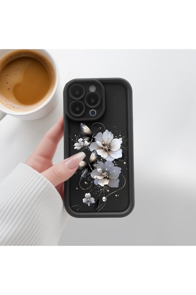 CHICASELUX Vivo Y29 4g Compatible Flower and Butterfly Pattern Phone Case, Silicone Shockproof