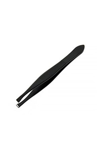 DD SHOP Penseta Gene Neagra din Inox Varf Oblic 9cm - Pensete Basic, Cosmetic...