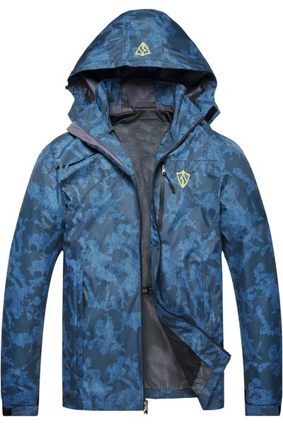 GENERAL GIISAM Mens Windproof Jacket Waterproof Lightweight Mountain Sport Ja...