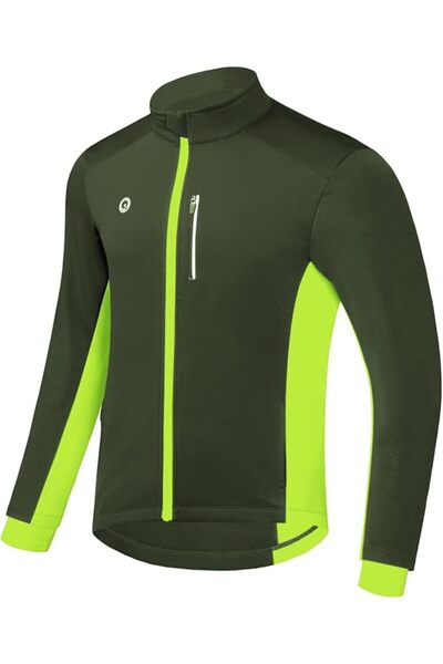 Przewalski Cycling Bike Jackets for Men Winter Thermal Running Jacket Windpro...