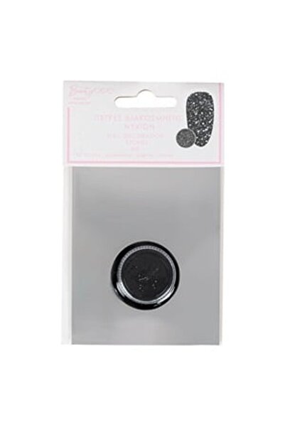 DD SHOP Pietre Decorativ pentru Unghii Negre Stralucitoare - 150buc - Strass,...