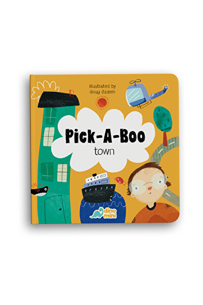 Neobebek Pick-A-Boo - Town (İngilizce Döndür-Seç Hareketli Kitap)
