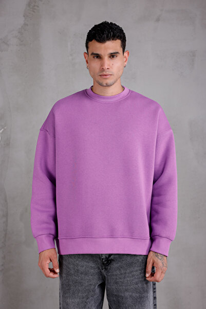 BİSİKLET YAKA BASIC SWEATSHIRT