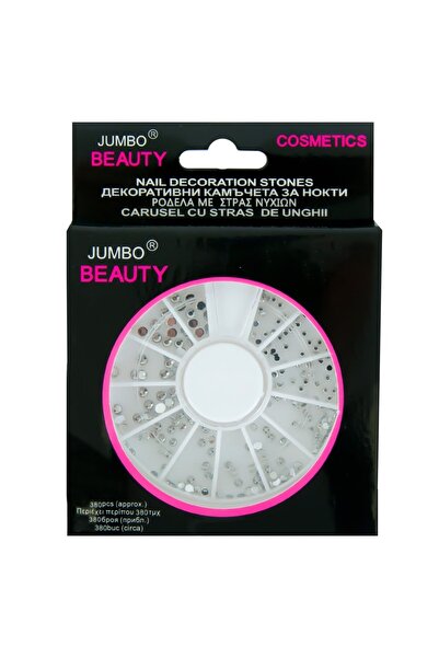 DD SHOP Carusel cu Stras de Unghii Argintii - 300buc - Strass Decorativ, Cosm...