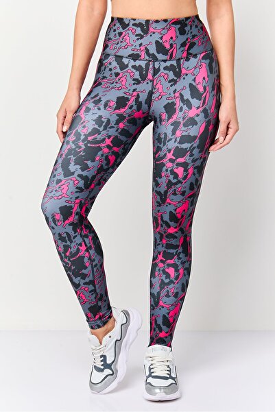 Reebok Women Sportswear Fit Camouflage Training Leggings, Multicolor