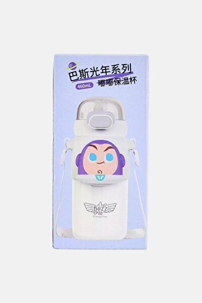 Disney Pixar Toy Story Buzz Double Wall Water Bottle, White